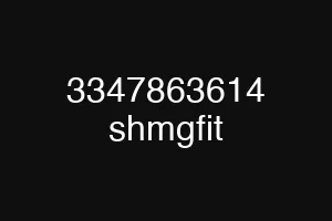 3347863614 shmgfit